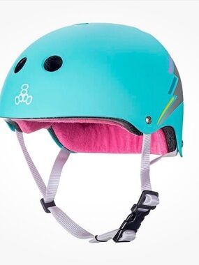 ' Teal and Pink Multi-Sport Helmet -